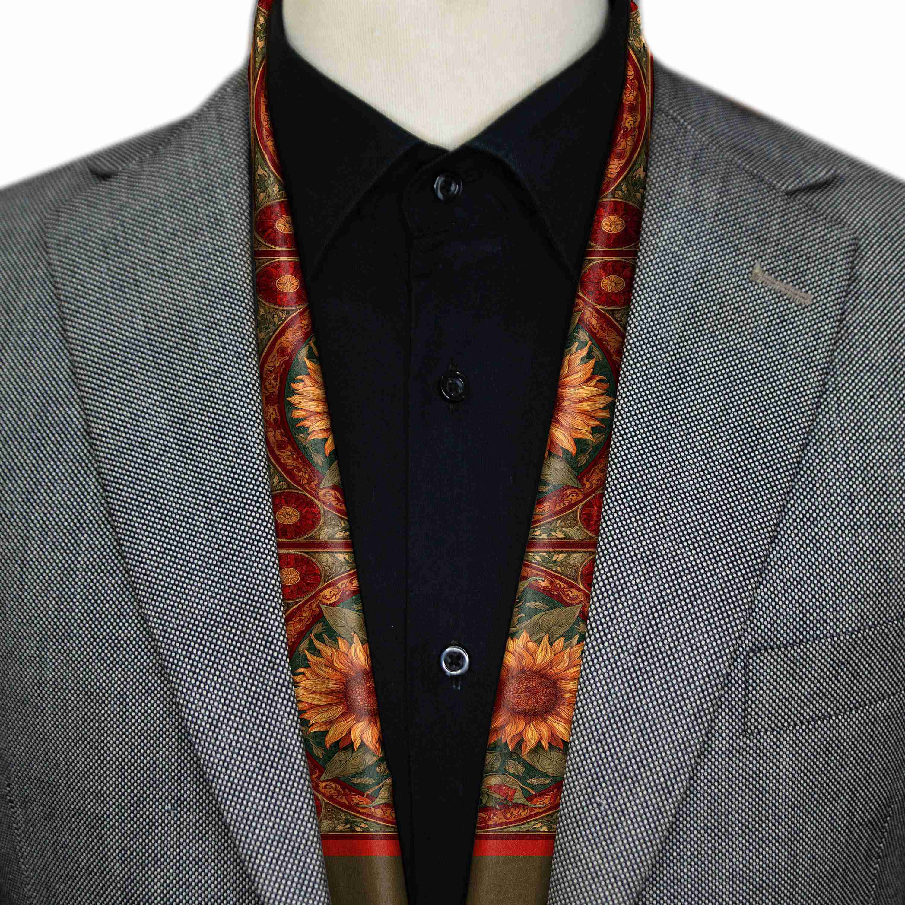 SOLARIS SILK MEN SCARF - PREMIUM COLLECTION SOLARIS SILK MEN SCARF - PREMIUM COLLECTION