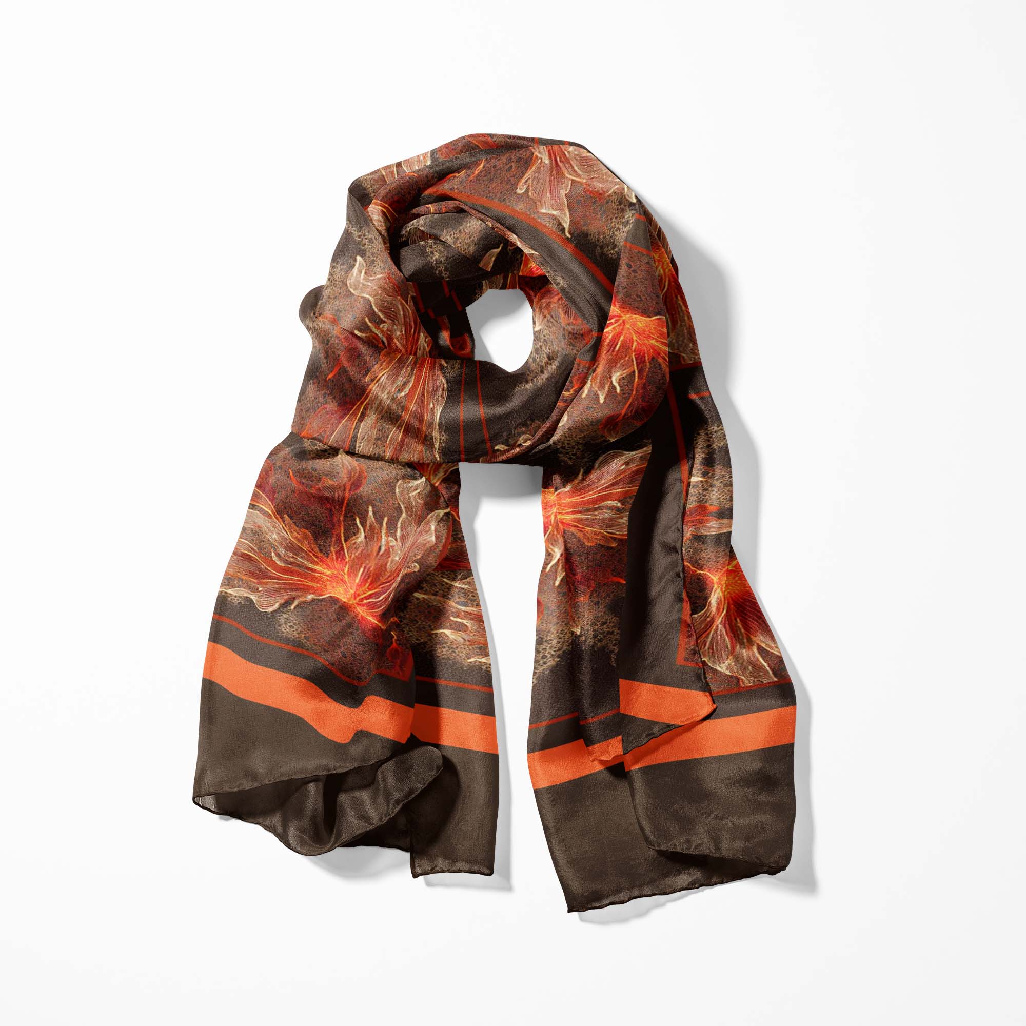 INFERNO MEN SCARF AND POCKET SQUARE SET – PREMIUM COLLECTION INFERNO MEN SCARF AND POCKET SQUARE SET – PREMIUM COLLECTION