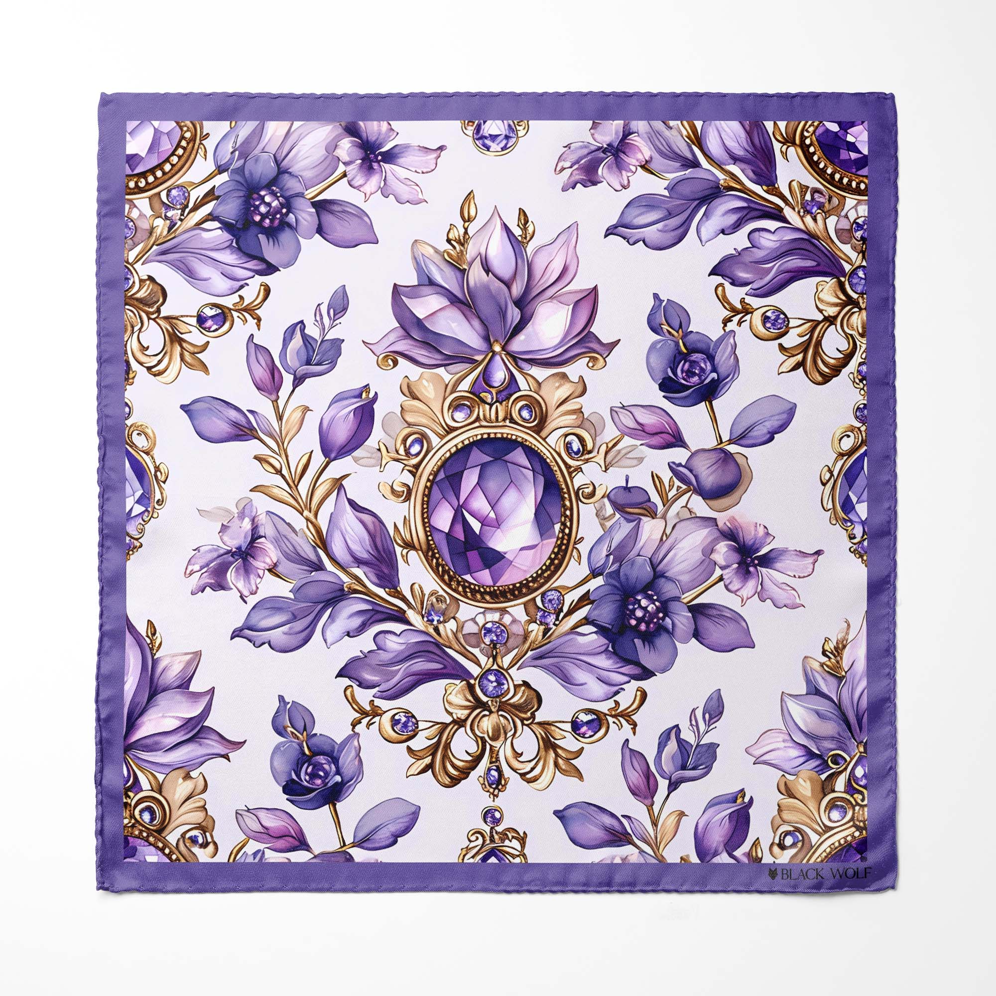 LISIANTHUS FLOWERS MEN SCARF AND POCKET SQUARE SET – PREMIUM COLLECTION LISIANTHUS FLOWERS MEN SCARF AND POCKET SQUARE SET – PREMIUM COLLECTION