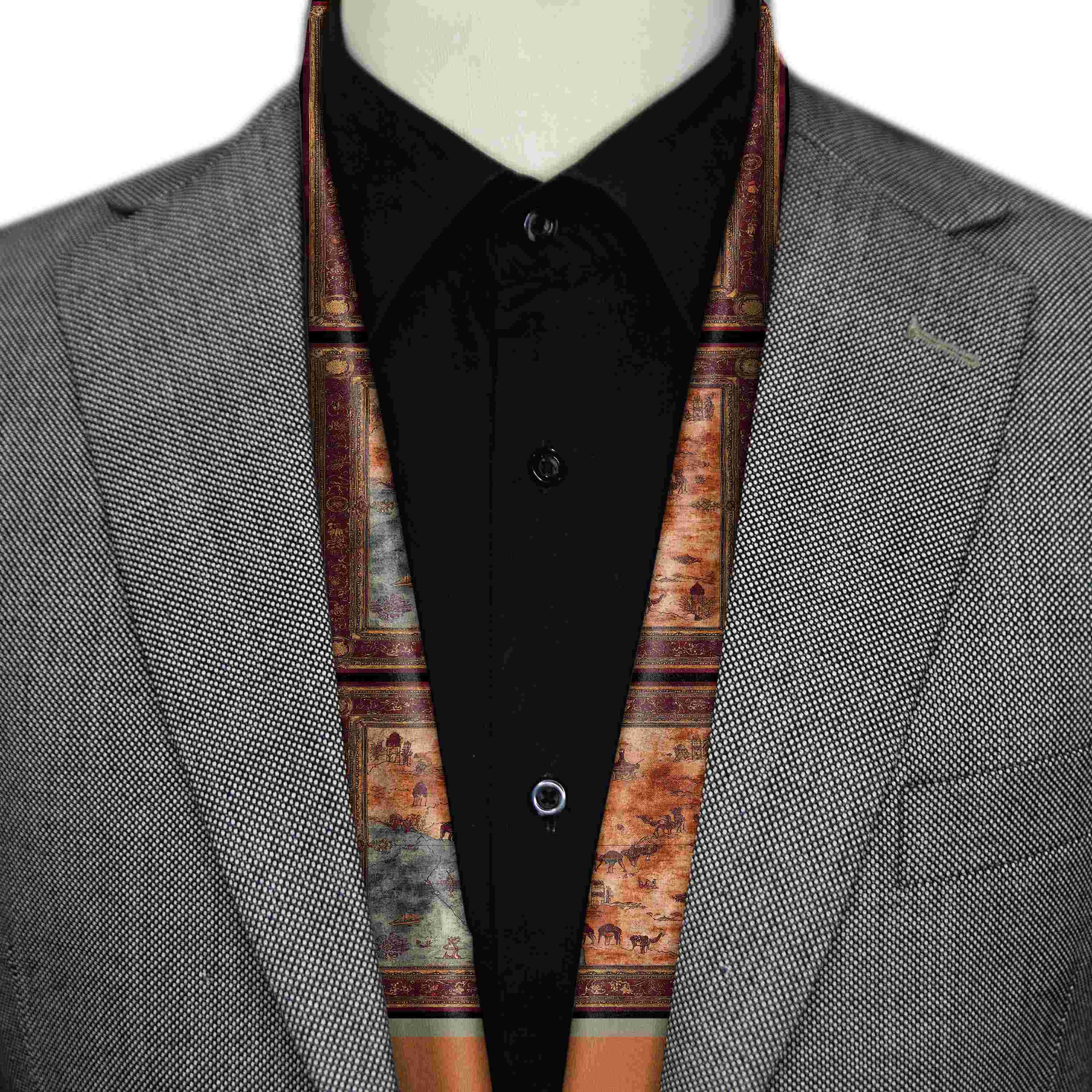 CARAVANA MEN SCARF - PREMIUM COLLECTION CARAVANA MEN SCARF - PREMIUM COLLECTION
