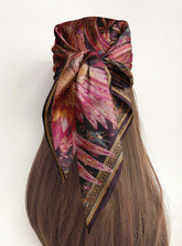 AUREFLAME SILK HEAD SCARF