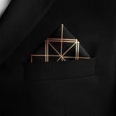 AZTEC ETHNIC SILK POCKET SQUARE