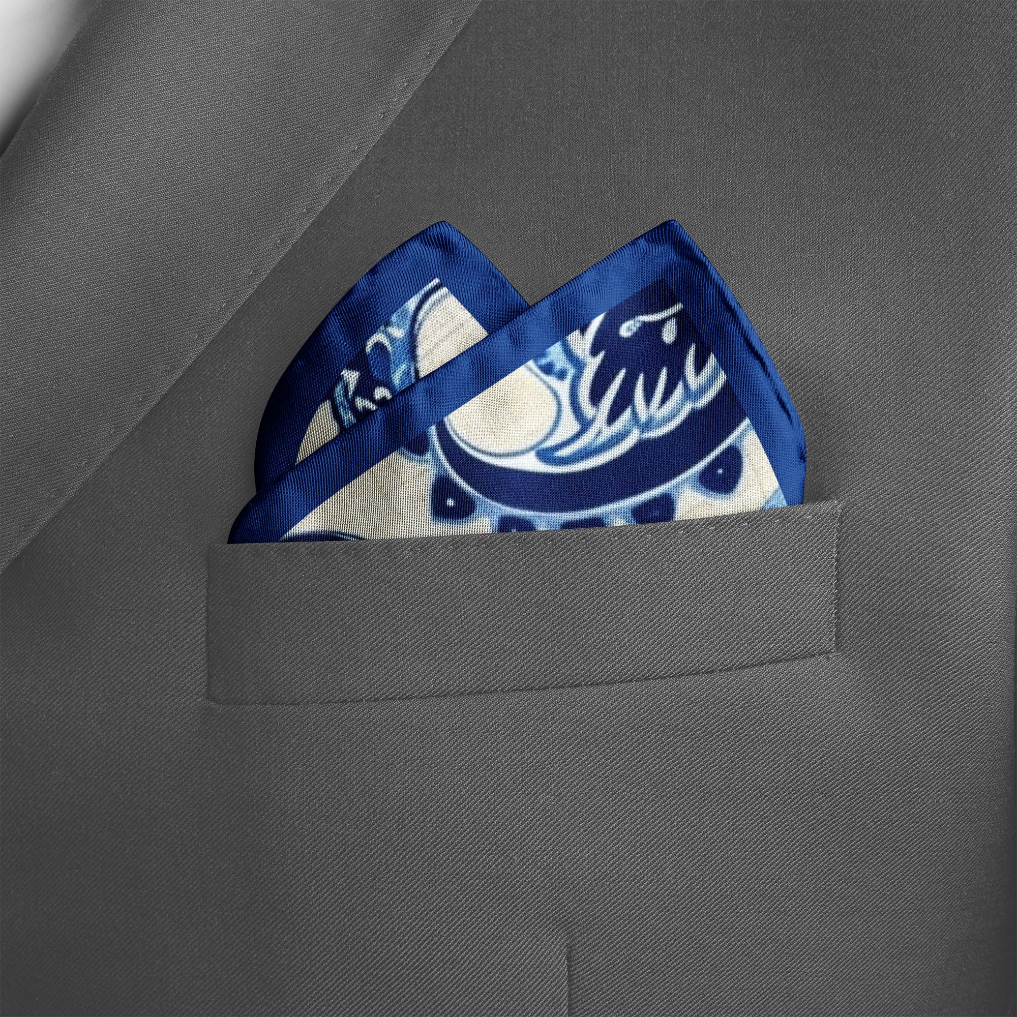 BEATITUDES PAISLEY SILK POCKET SQUARE BEATITUDES PAISLEY SILK POCKET SQUARE
