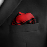 HEART SHAPE SILK POCKET SQUARE - VALENTINE DAY COLLECTION