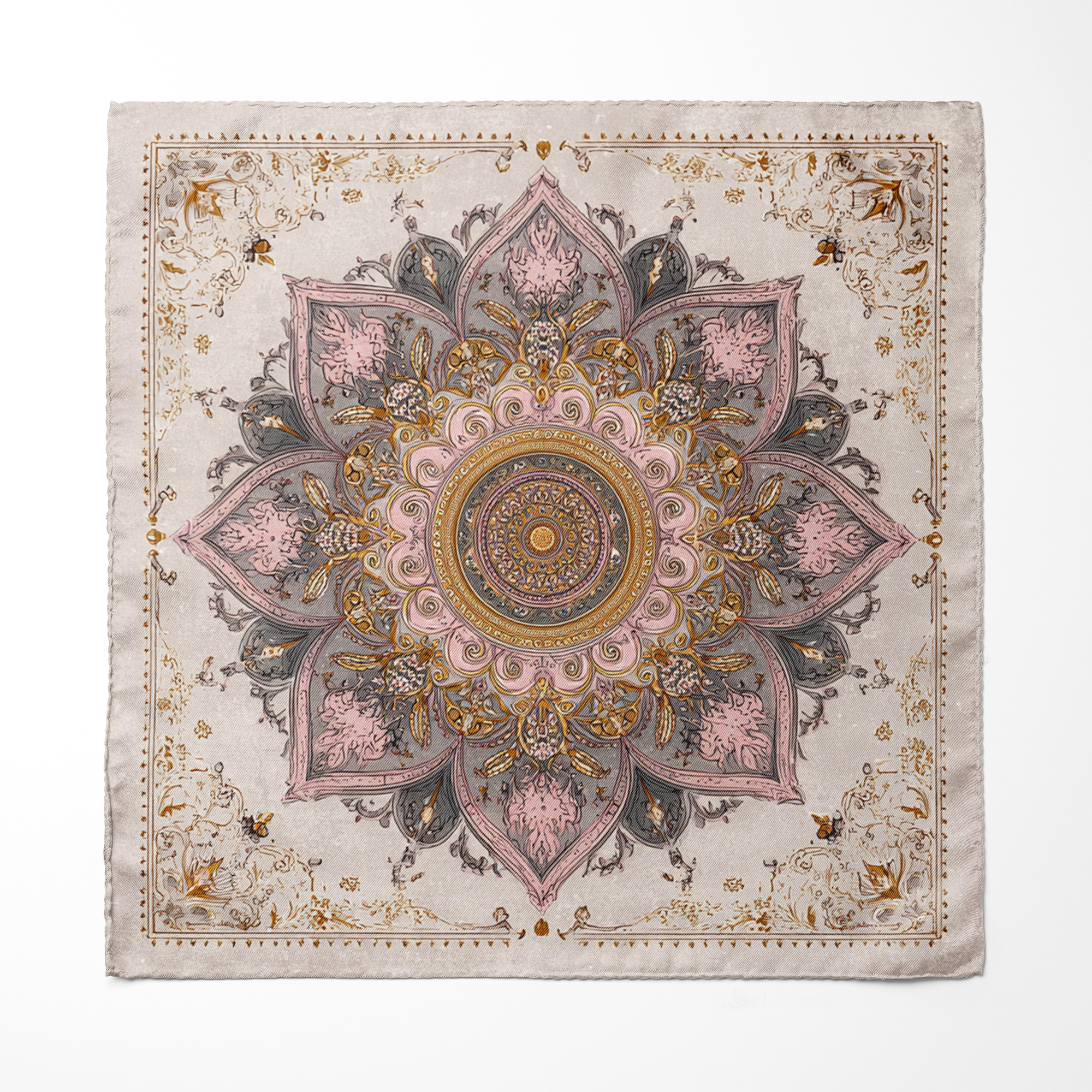 ROSABELLA SILK ASCOT AND POCKET SQUARE SET – PREMIUM COLLECTION ROSABELLA SILK ASCOT AND POCKET SQUARE SET – PREMIUM COLLECTION