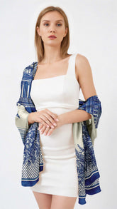 CATHEDRALE SILK LONG LADIES SCARF