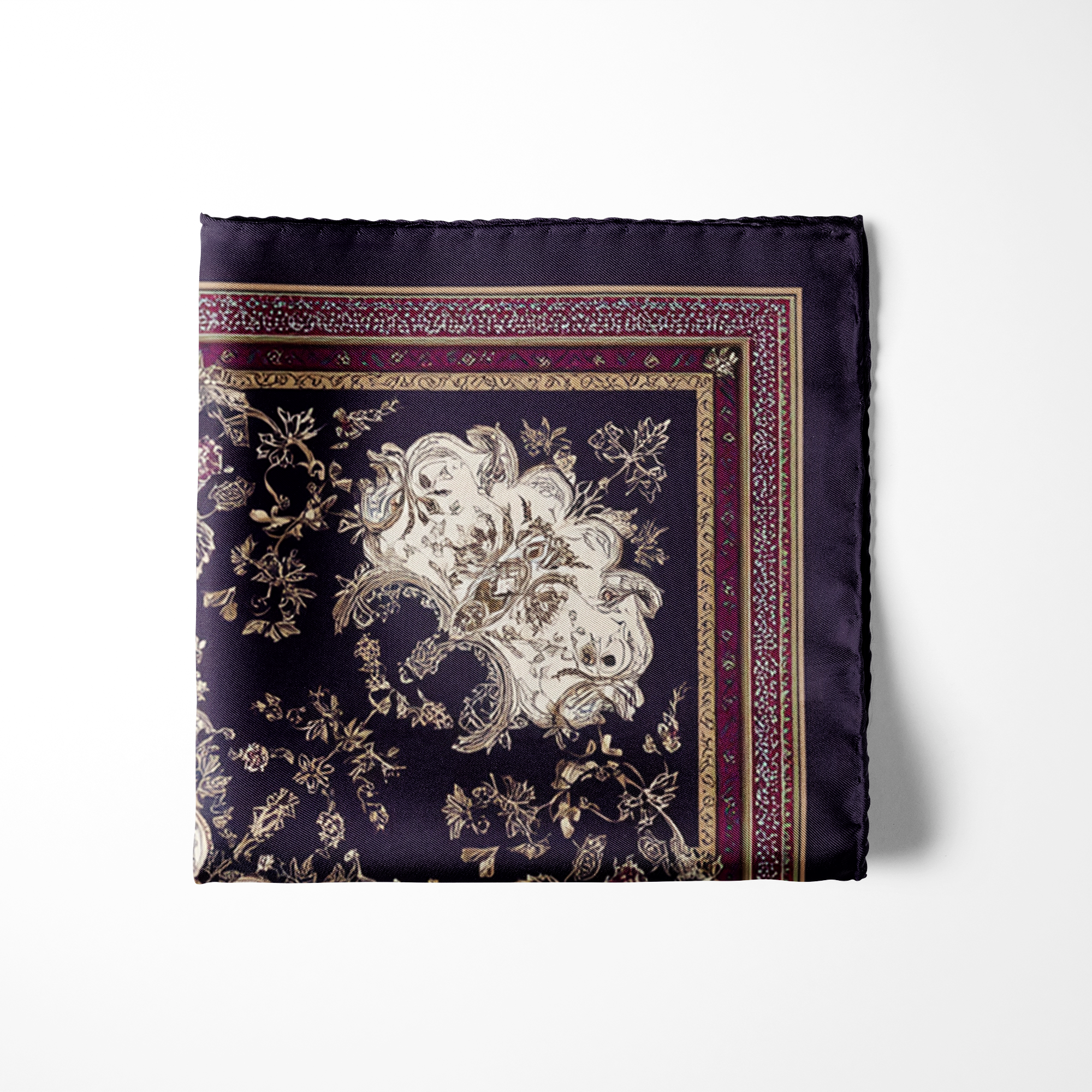 NOCTURNE SILK POCKET SQUARE NOCTURNE SILK POCKET SQUARE