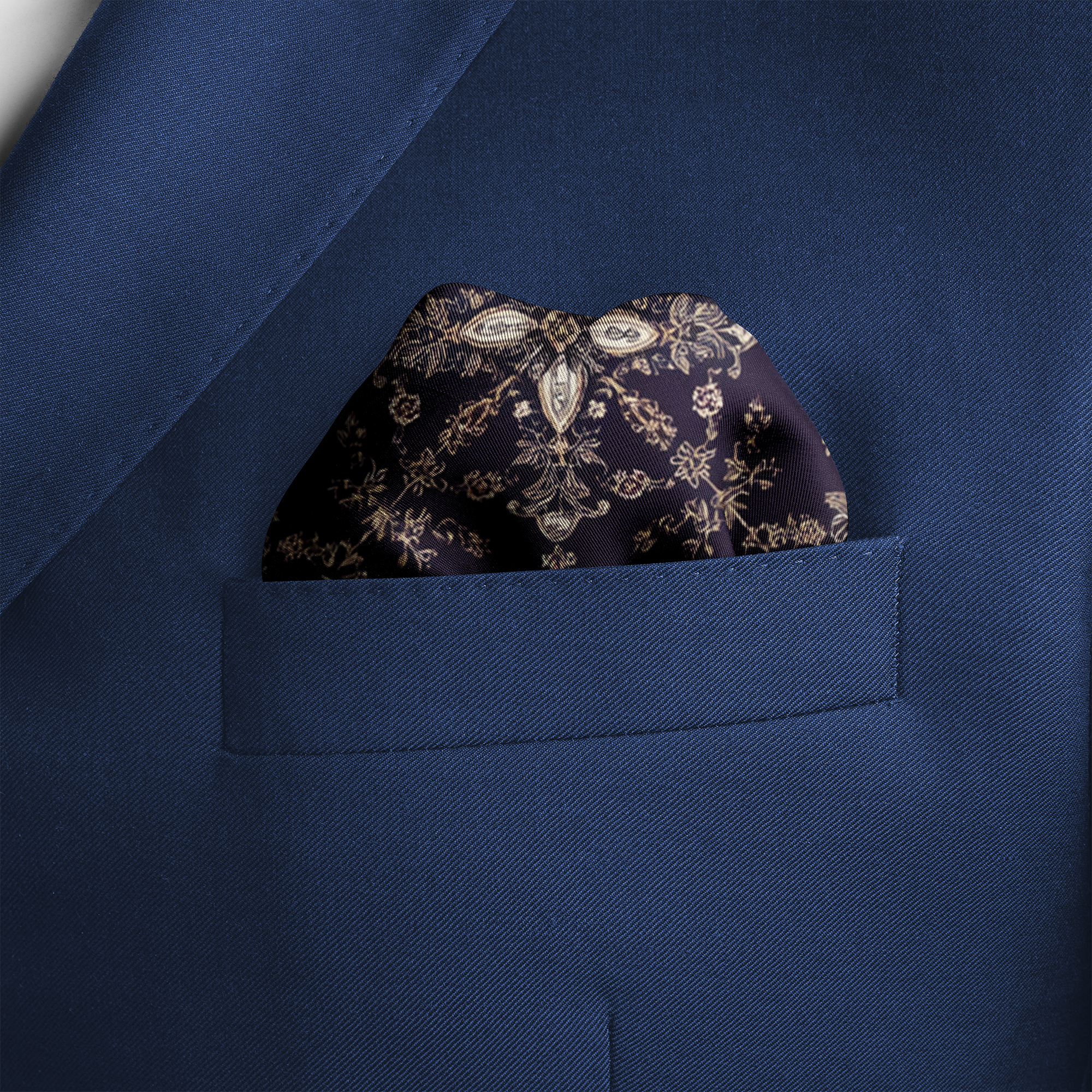 NOCTURNE SILK POCKET SQUARE NOCTURNE SILK POCKET SQUARE