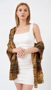 ARCANE COSMOGRAPHY SILK LONG LADIES SCARF