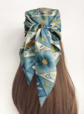 TILING SILK HEAD SCARF