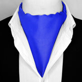 SAPPHIRE BLUE SILK ASCOT – PREMIUM COLLECTION