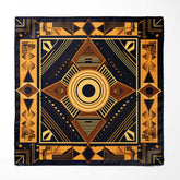 LUXURY AFROFUTURISM SILK POCKET SQUARE