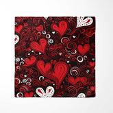 KISSES HUGS SILK POCKET SQUARE - VALENTINE DAY COLLECTION