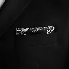 BEED DESIGN SILK POCKET SQUARE