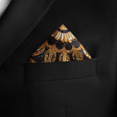 JAVANESE SILK POCKET SQUARE