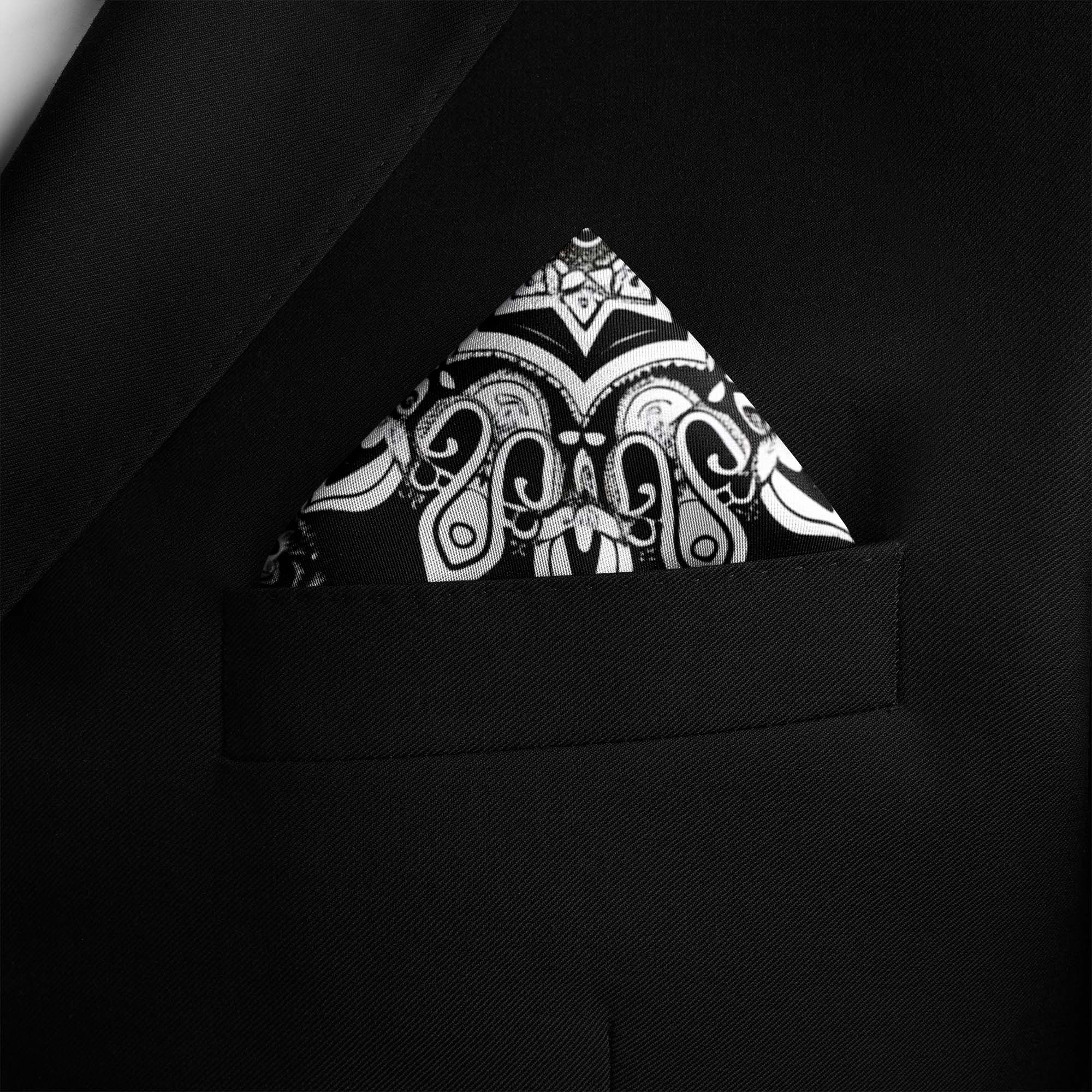 BEED DESIGN SILK POCKET SQUARE BEED DESIGN SILK POCKET SQUARE