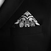 BEED DESIGN SILK POCKET SQUARE