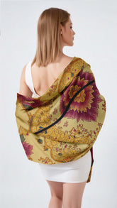 ZEENAT SILK LONG LADIES SCARF