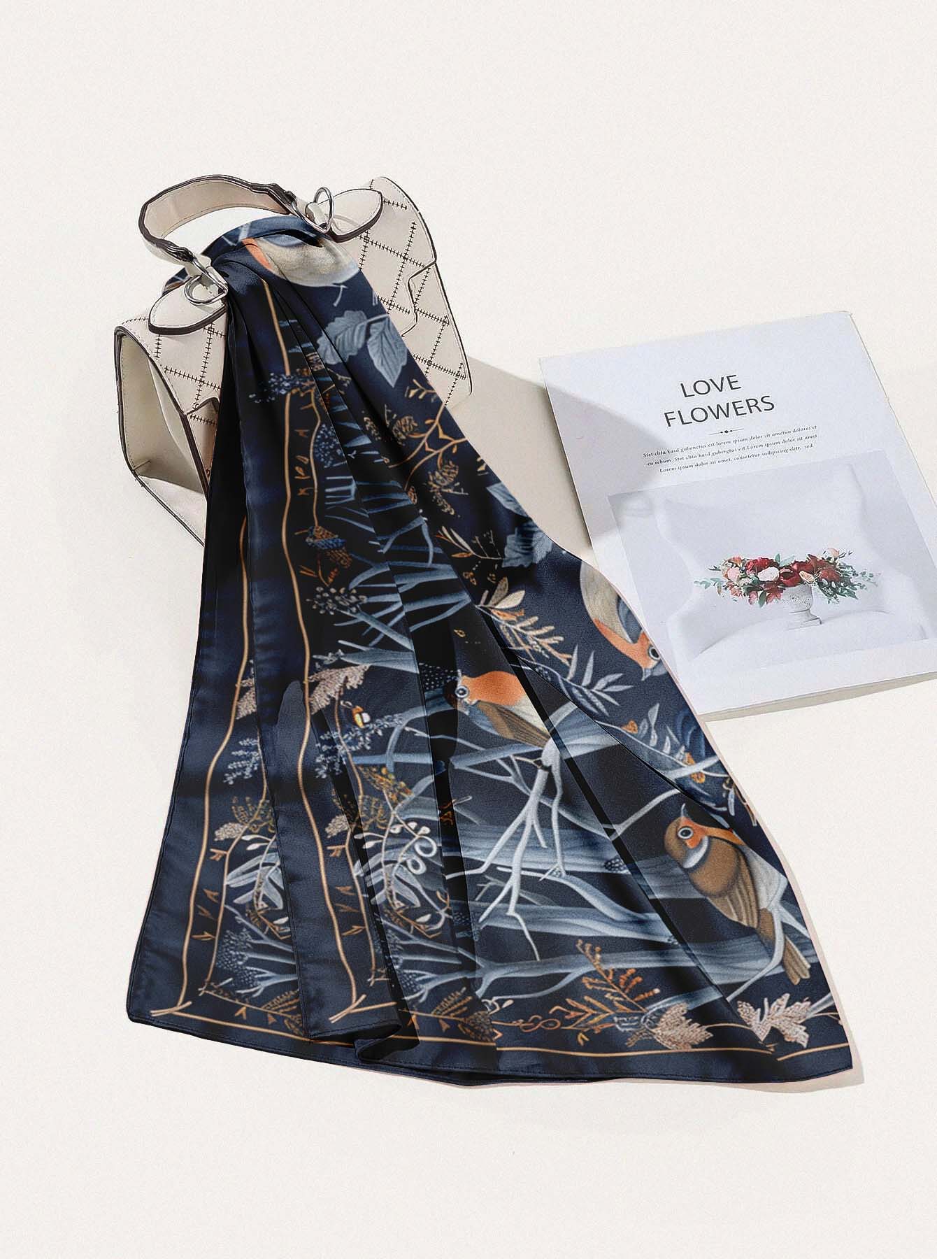 WINTERSONG SILK HEAD SCARF WINTERSONG SILK HEAD SCARF