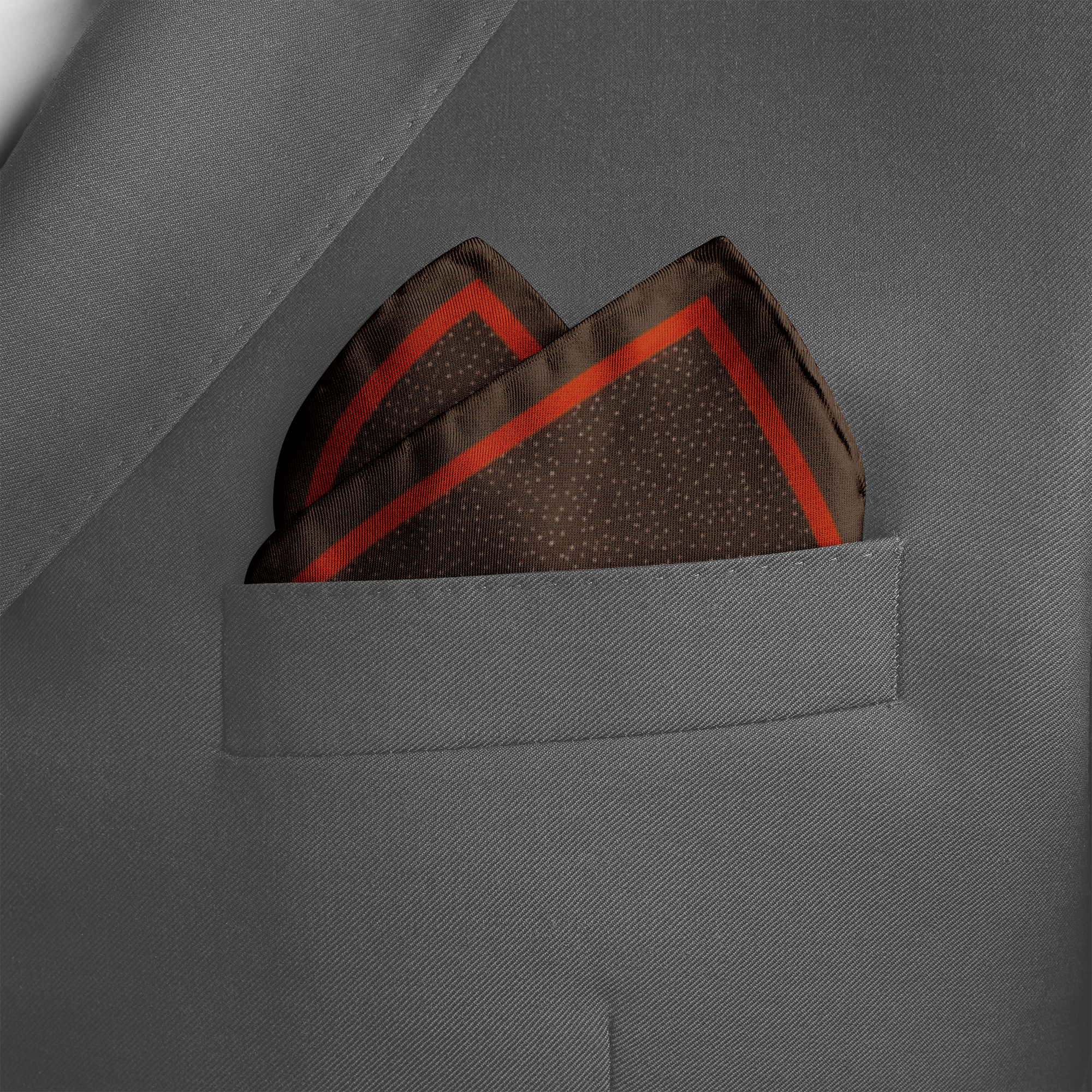 INFERNO SILK POCKET SQUARE INFERNO SILK POCKET SQUARE