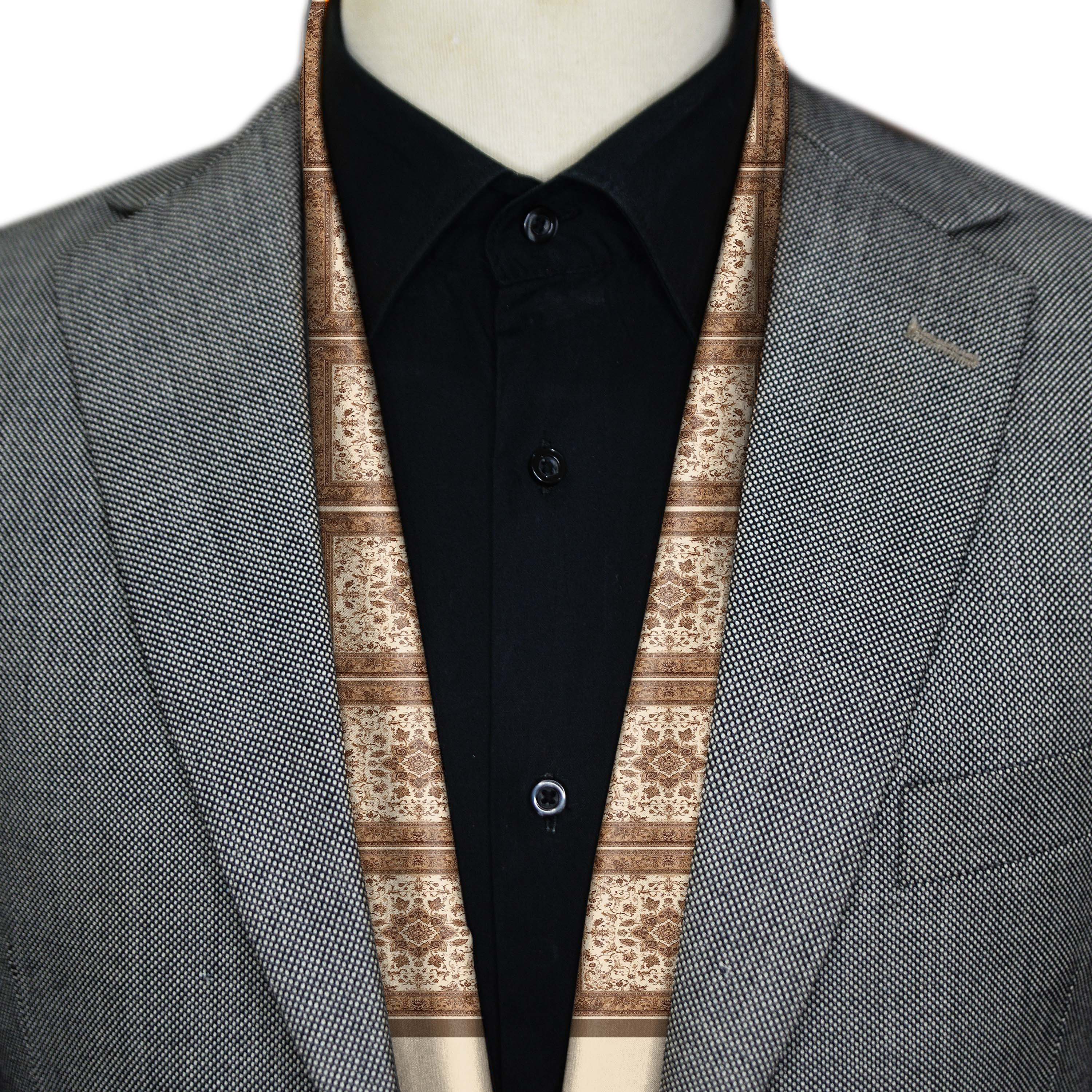 SIENNA SILK MEN SCARF - PREMIUM COLLECTION SIENNA SILK MEN SCARF - PREMIUM COLLECTION