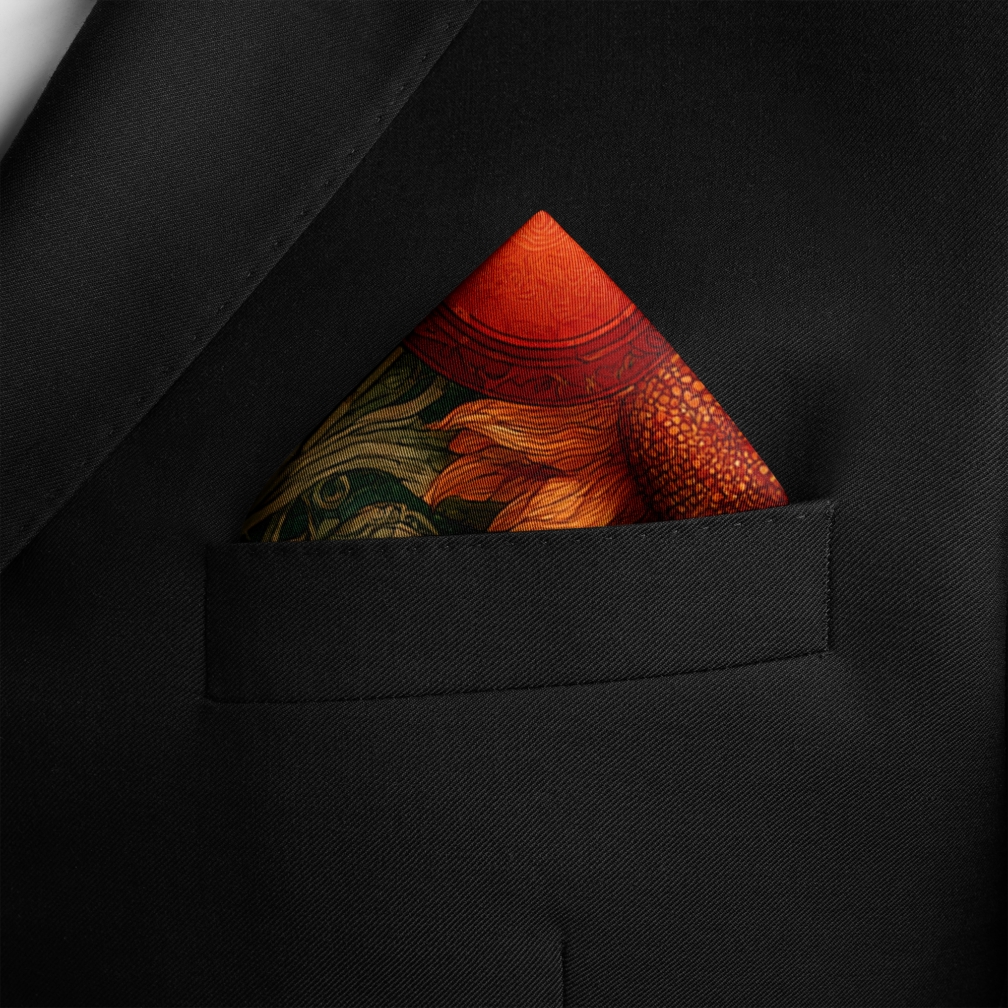 SOLARIS SILK POCKET SQUARE SOLARIS SILK POCKET SQUARE
