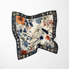 A HARMONIOUS SILK BANDANA
