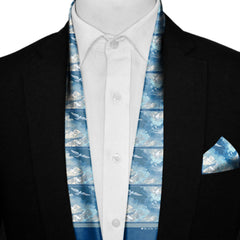 SKYWARD MEN SCARF AND POCKET SQUARE SET – PREMIUM COLLECTION