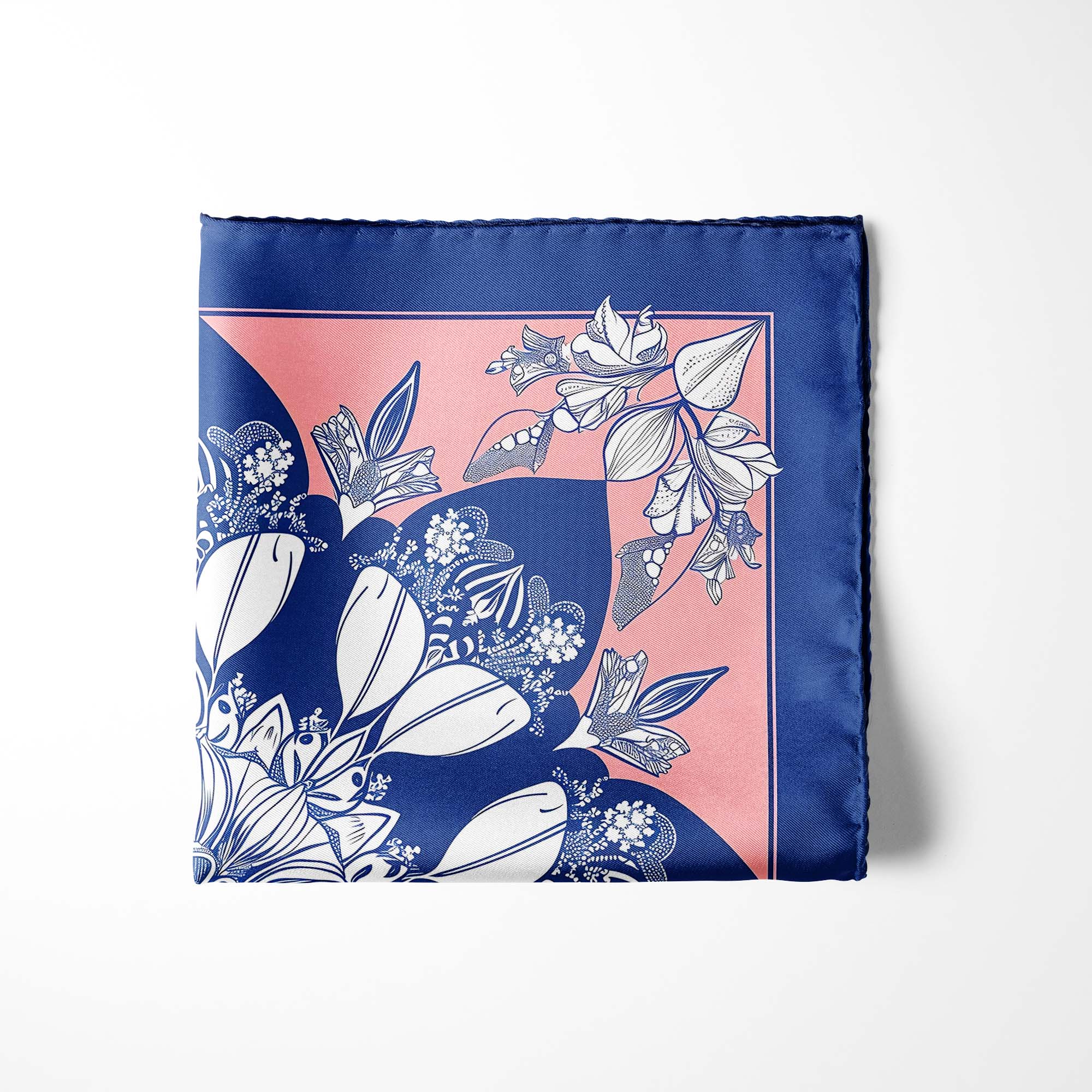 MANDALA VECTOR SILK POCKET SQUARE MANDALA VECTOR SILK POCKET SQUARE