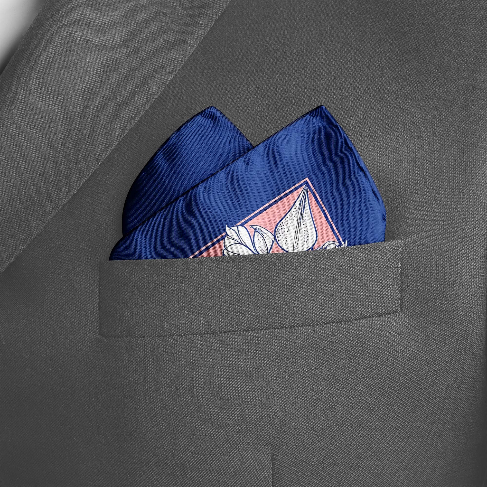 MANDALA VECTOR SILK POCKET SQUARE MANDALA VECTOR SILK POCKET SQUARE