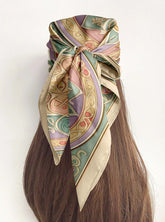 SERENTIA SILK HEAD SCARF