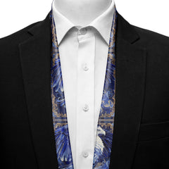 BLUE EYE EAGLE SILK MEN SCARF - PREMIUM COLLECTION