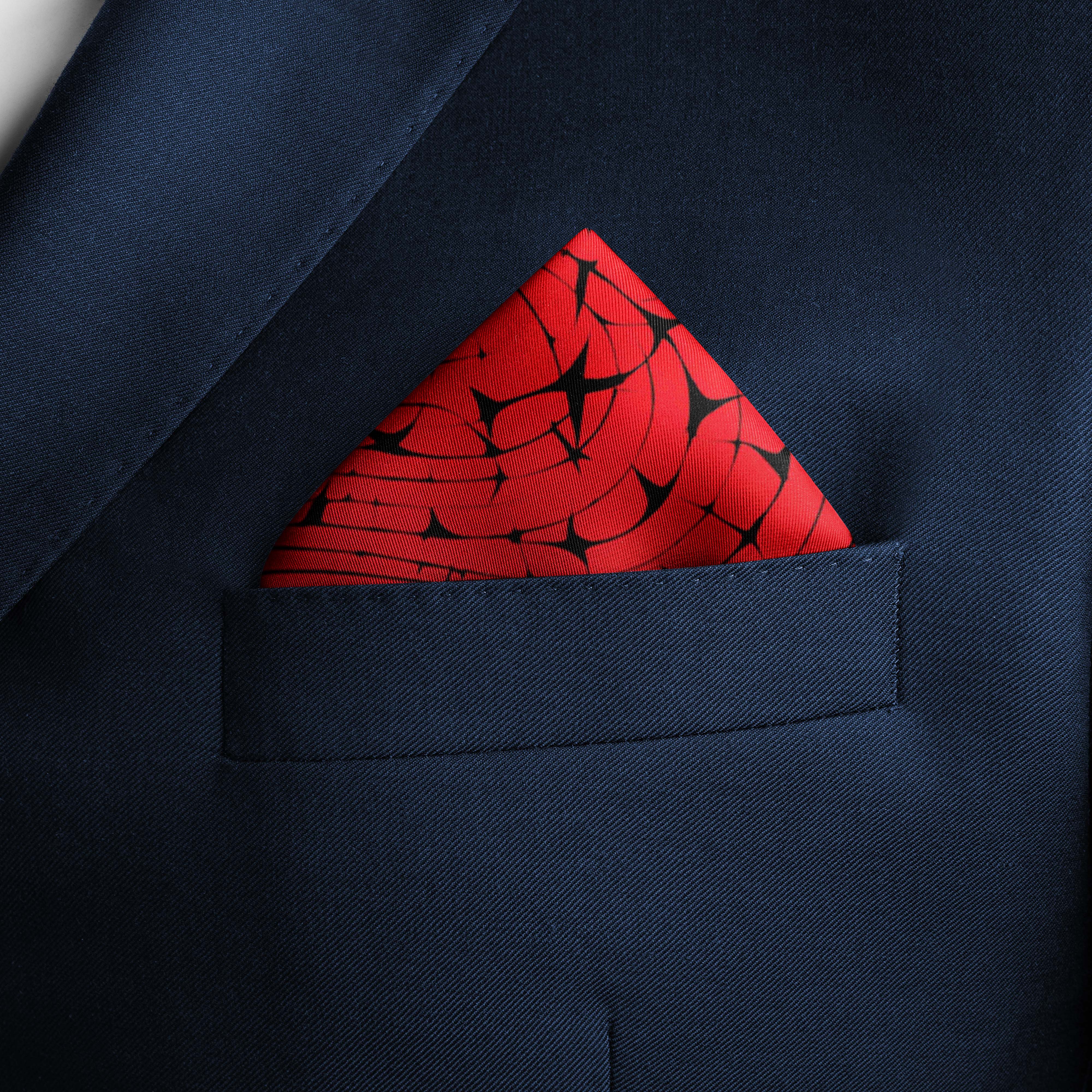 LOVE HEARTS SILK POCKET SQUARE - VALENTINE DAY COLLECTION LOVE HEARTS SILK POCKET SQUARE - VALENTINE DAY COLLECTION