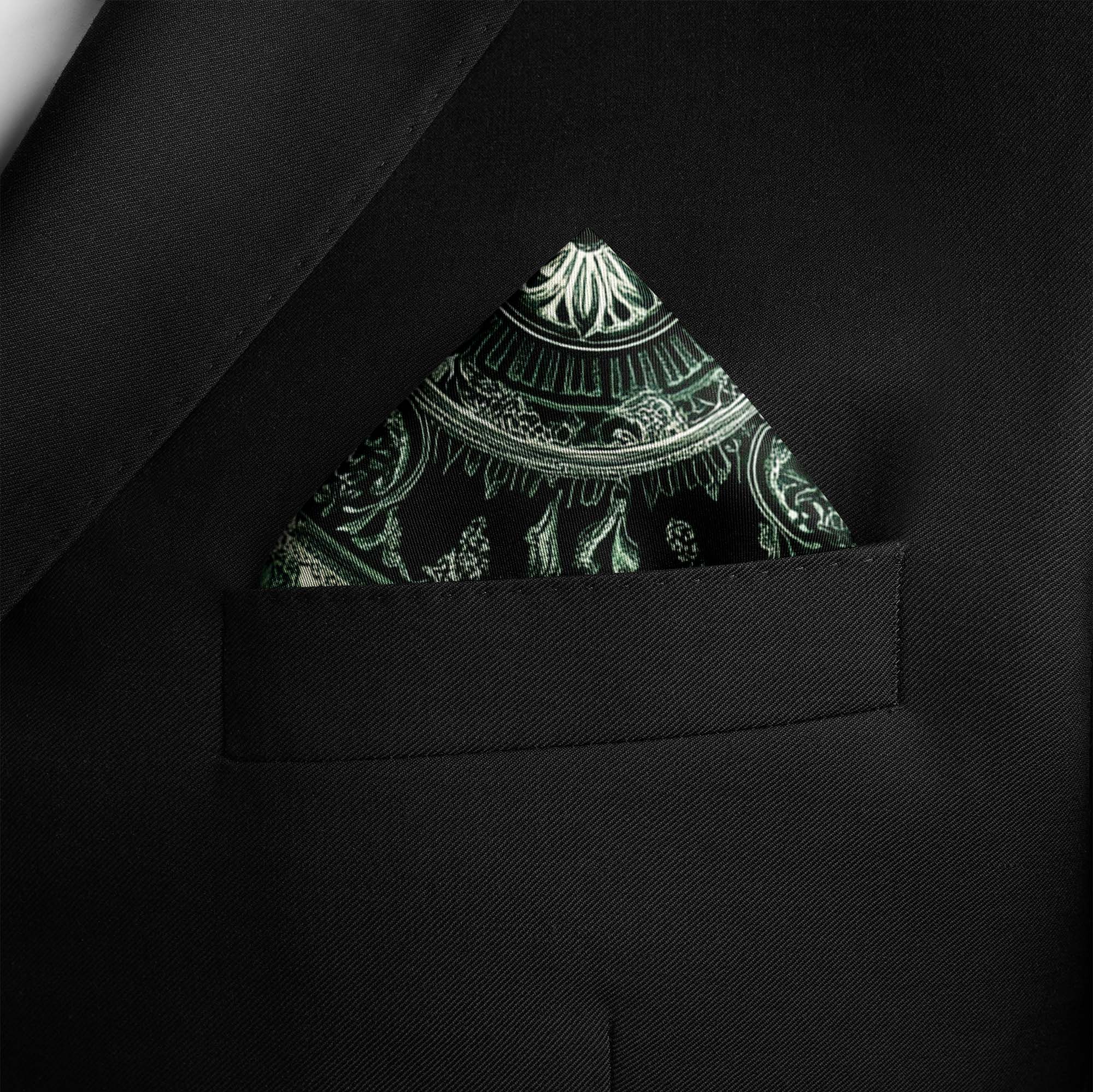 LUXURY MANDALA SILK POCKET SQUARE LUXURY MANDALA SILK POCKET SQUARE