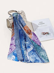 REGAL ETCHINGS SILK HEAD SCARF