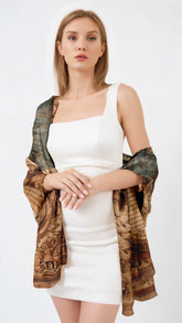 PROVIDENCE SILK LONG LADIES SCARF