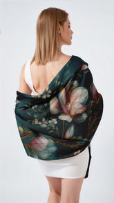 MAGNOLENE SILK LONG LADIES SCARF