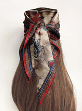ARAFED HORSE SILK HEAD SCARF