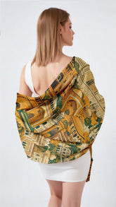 MUGHALIN SILK LONG LADIES SCARF