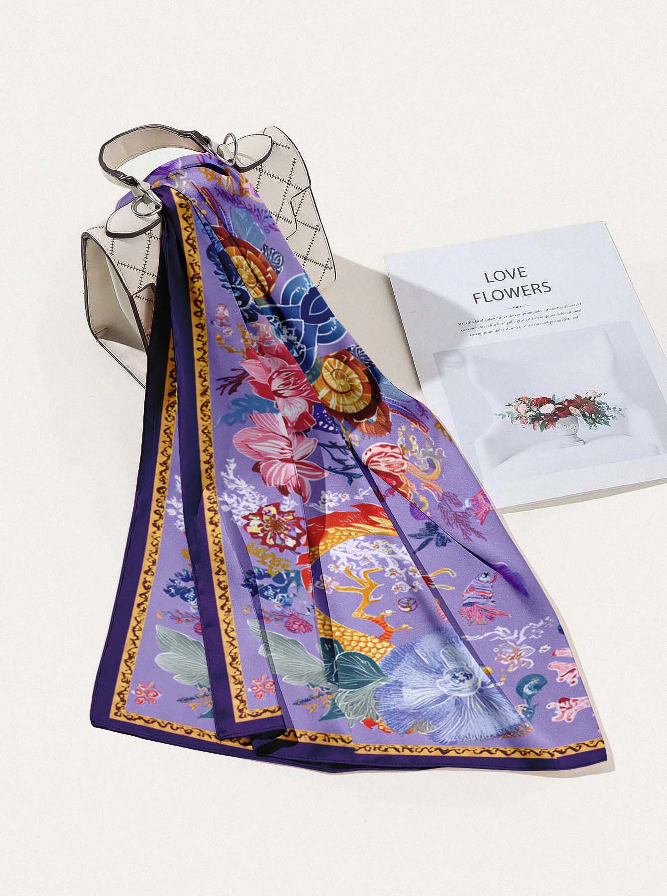 AQUARIA SILK HEAD SCARF AQUARIA SILK HEAD SCARF