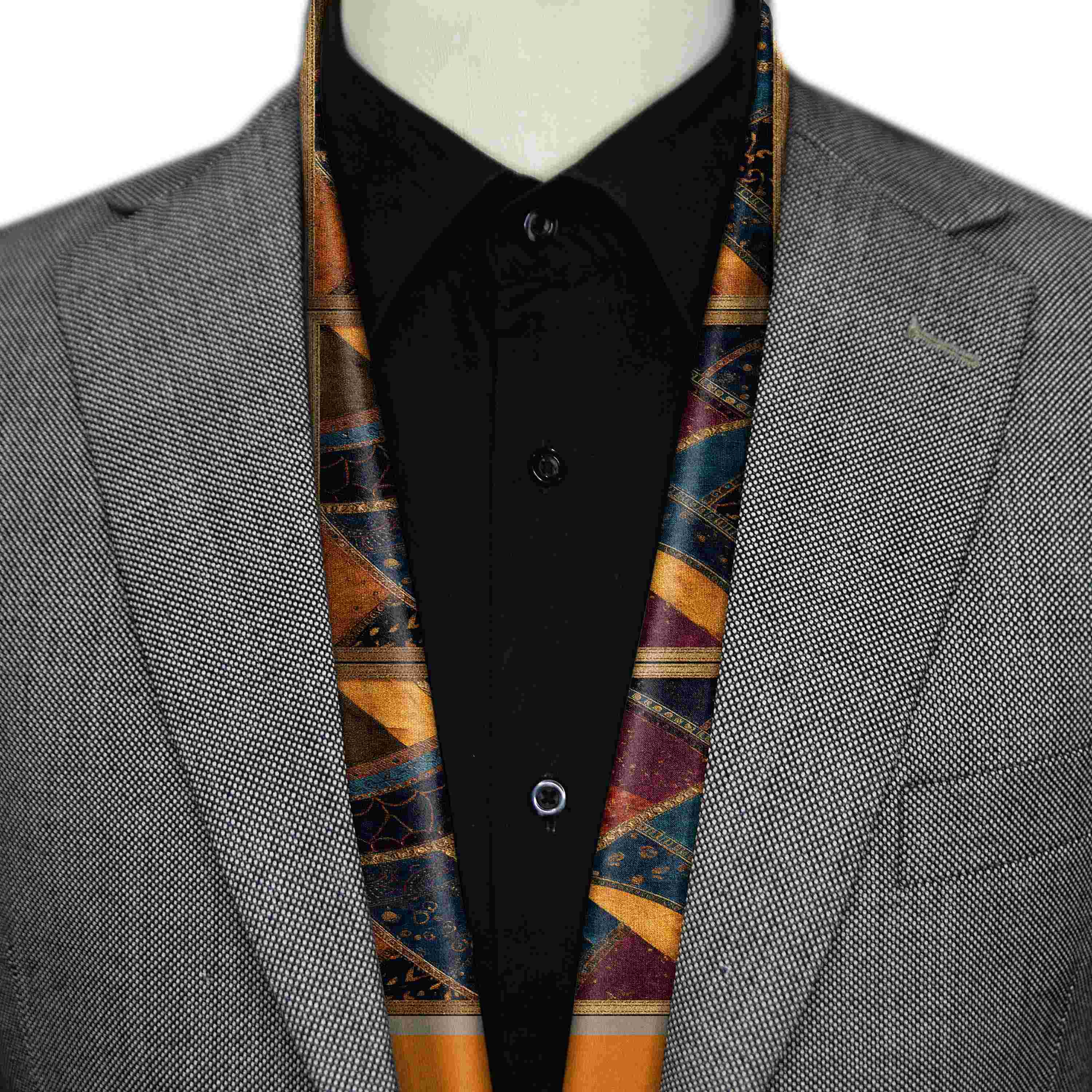 MOSAICO MEN SCARF - PREMIUM COLLECTION MOSAICO MEN SCARF - PREMIUM COLLECTION