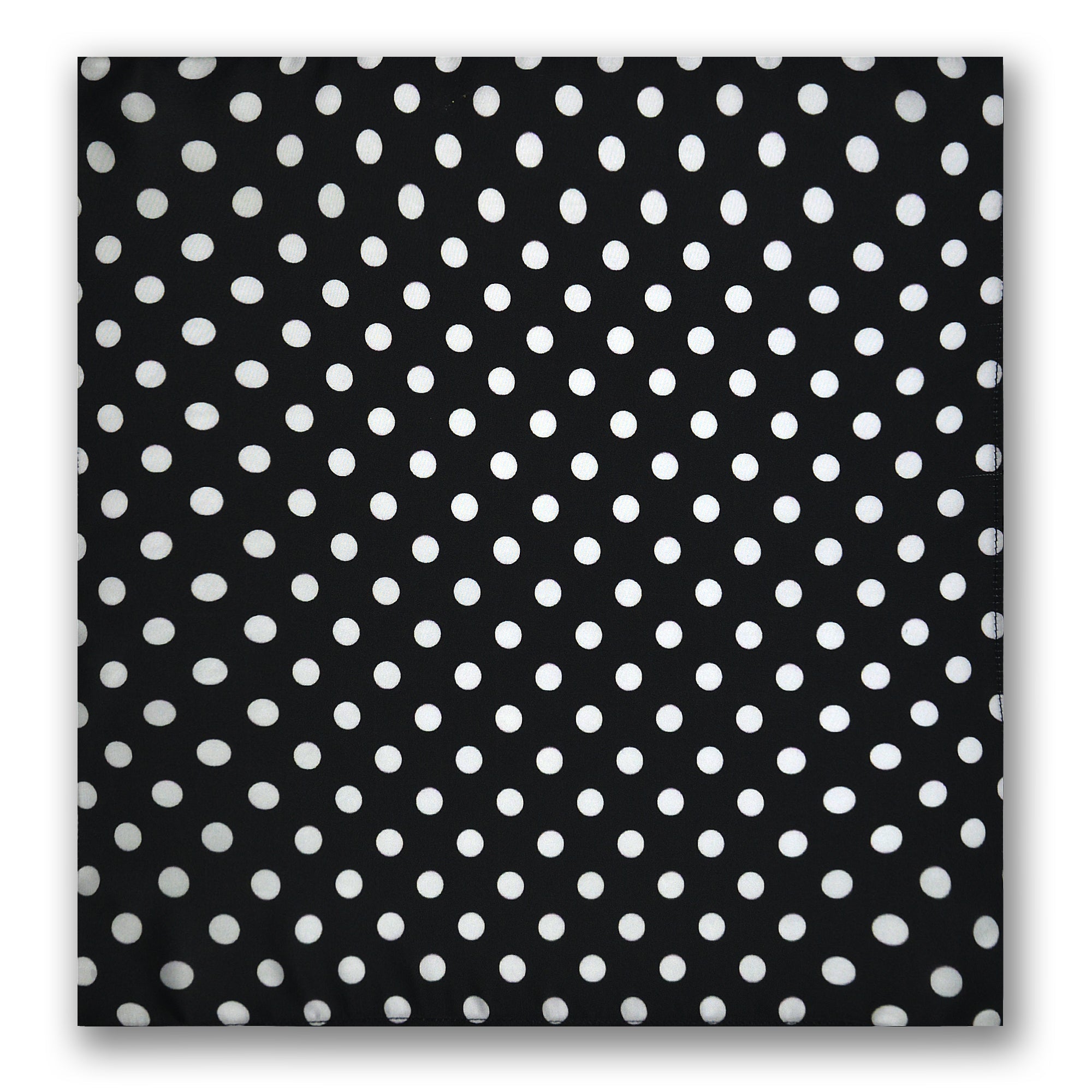 BLACK SMALL POLKA DOTS SILK ASCOT –  PREMIUM COLLECTION BLACK SMALL POLKA DOTS SILK ASCOT –  PREMIUM COLLECTION