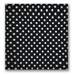 BLACK SMALL POLKA DOTS SILK ASCOT –  PREMIUM COLLECTION