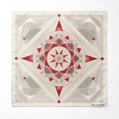 BEAUTIFUL STAR GEOMETRIC SILK POCKET SQUARE