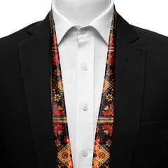 FLORAL ETHNIC ORIENTAL MEN SCARF - PREMIUM COLLECTION