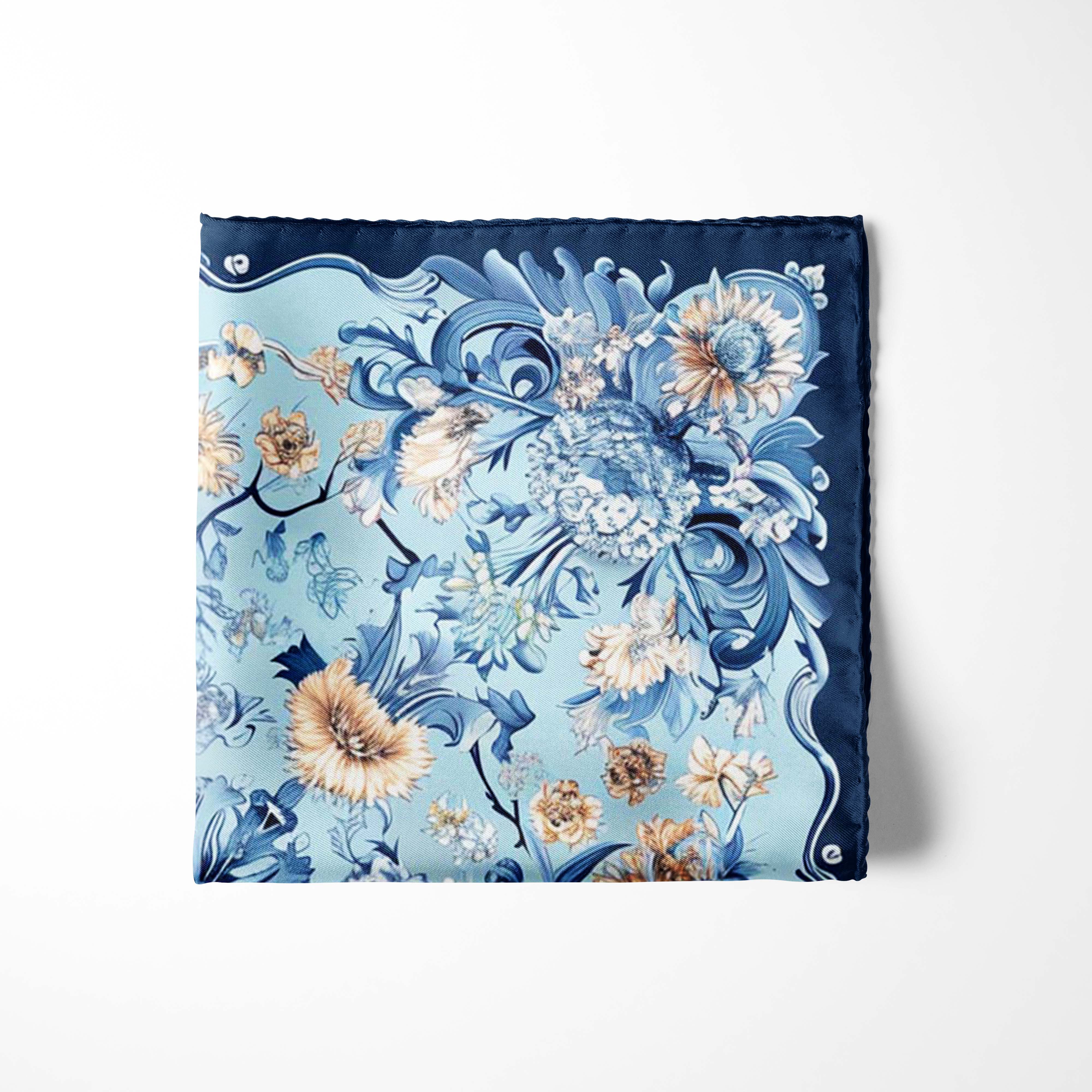 ISFAHAN MOSQUE SILK POCKET SQUARE ISFAHAN MOSQUE SILK POCKET SQUARE