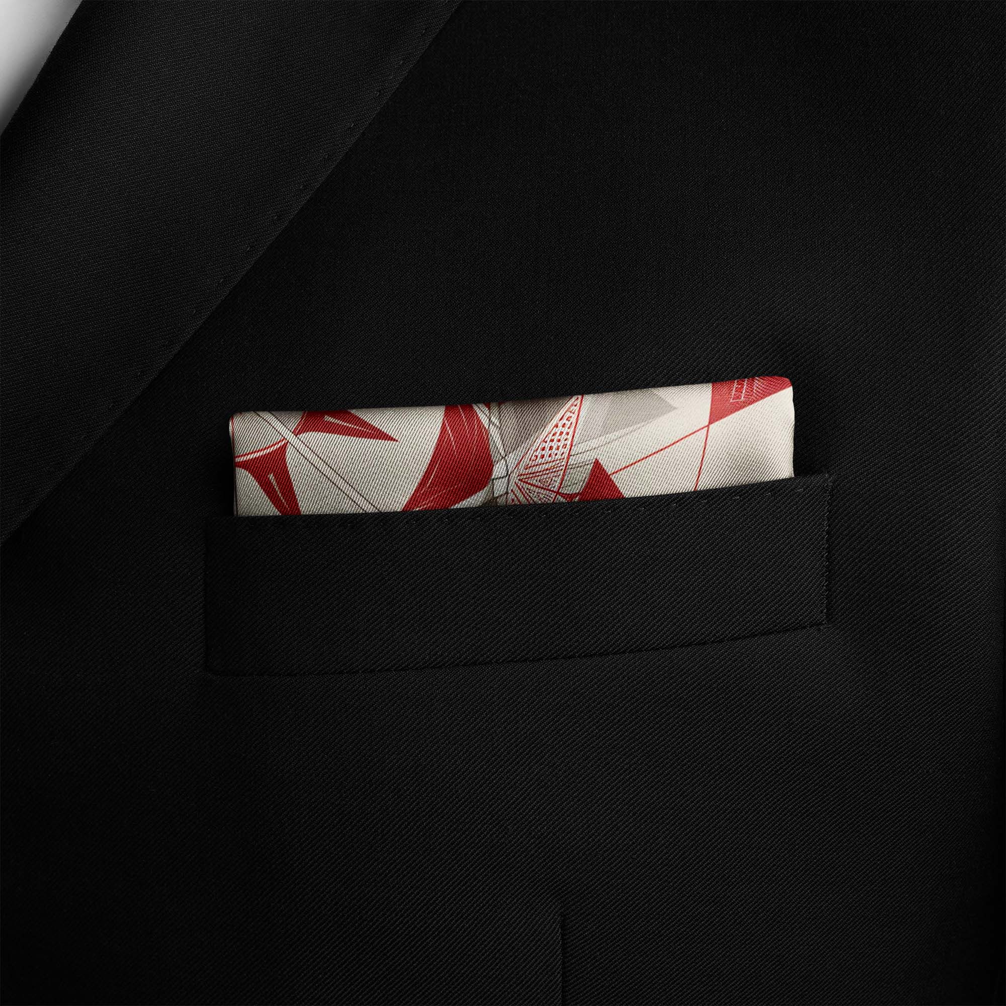 BEAUTIFUL STAR GEOMETRIC SILK POCKET SQUARE BEAUTIFUL STAR GEOMETRIC SILK POCKET SQUARE