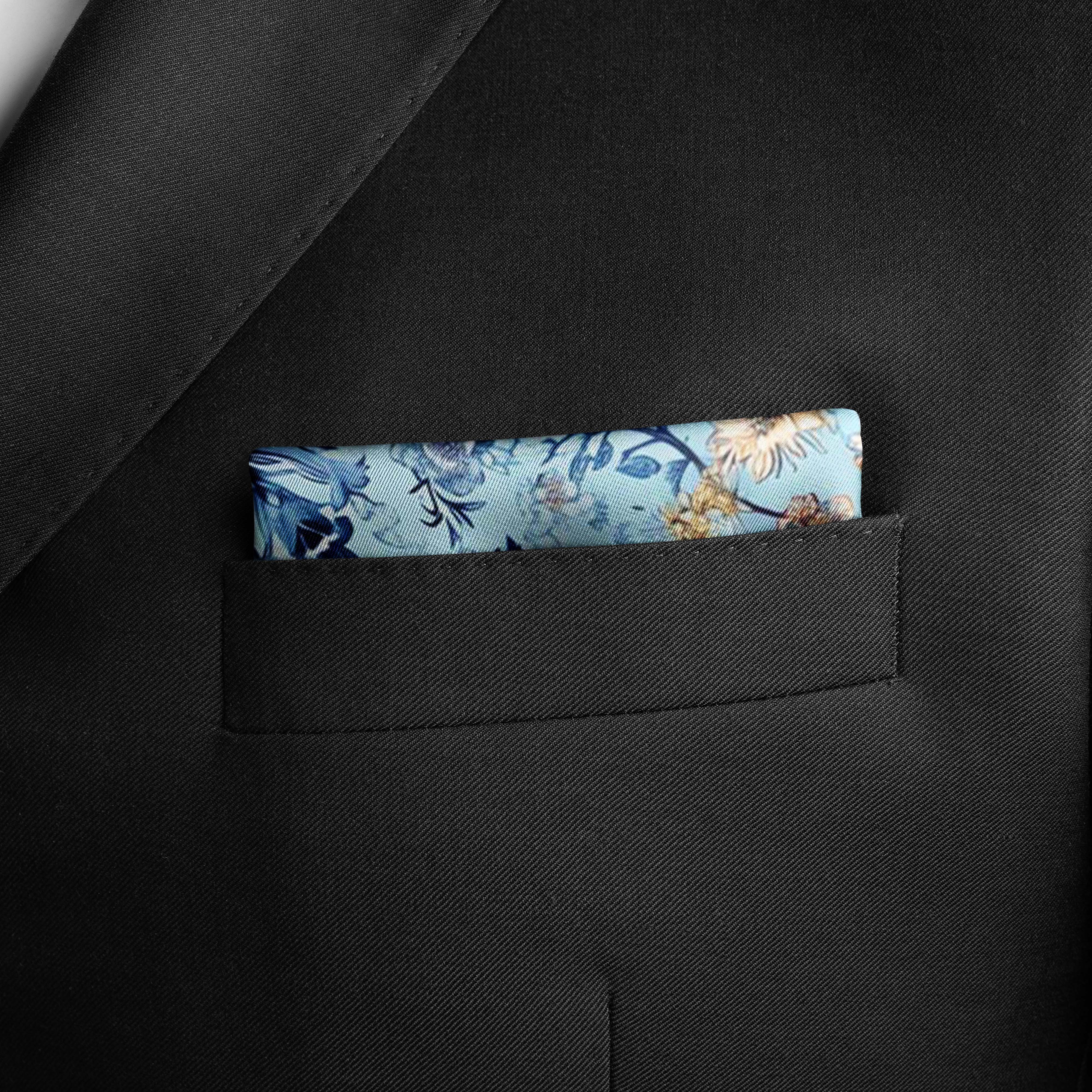 ISFAHAN MOSQUE SILK POCKET SQUARE ISFAHAN MOSQUE SILK POCKET SQUARE