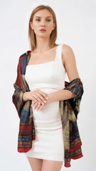 ARAFED HORSE SILK LONG LADIES SCARF