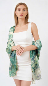 ZENORA SILK LONG LADIES SCARF